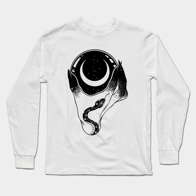 Crystal Ball Long Sleeve T-Shirt by OccultOmaStore